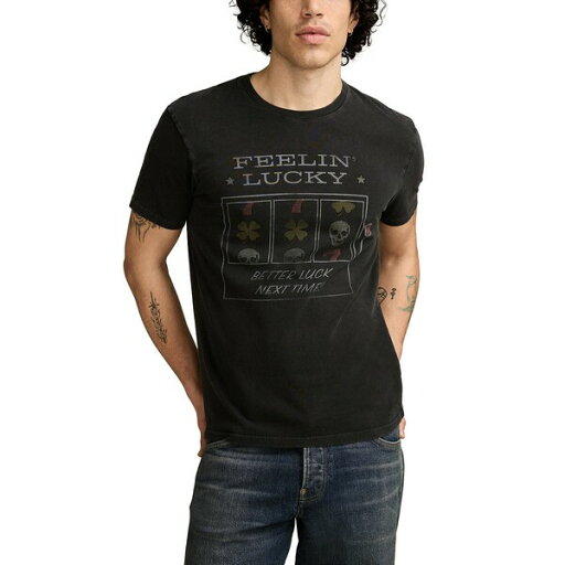 ラッキーブランド メンズ シャツ トップス Men's Feelin Lucky Slot Machine T-Shirt Moonless night ラッキーブランド メンズ シャツ トップス Men's Feelin Lucky Slot Machine T-Shirt Moonless night