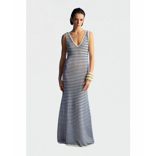 ノクチューン レディース ワンピース トップス Women's Striped Long Dress Multi-colored