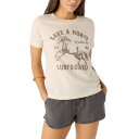 オニール レディース カットソー トップス Juniors' Save A Horse Graphic T-Shirt Tapioca(4)