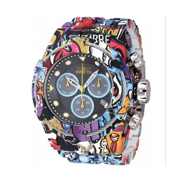 ӥ  ӻ ꡼ Men's 45488 Bolt Quartz Chronograph Black, Blue, ...