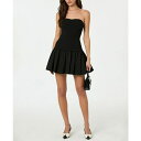 アストール レディース ワンピース トップス Women's Strapless Drop Waist Dress Black
