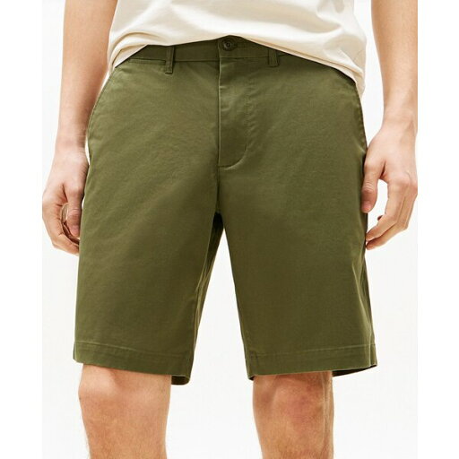 トミー ヒルフィガー メンズ カジュアルパンツ ボトムス Men's Brooklyn 1985 9" Shorts Dark Green トミー ヒルフィガー メンズ カジュアルパンツ ボトムス Men's Brooklyn 1985 9" Shorts Dark Green