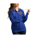 アンティグア レディース パーカー・スウェットシャツ アウター Women's Royal New York Knicks Victory Full-Zip H...