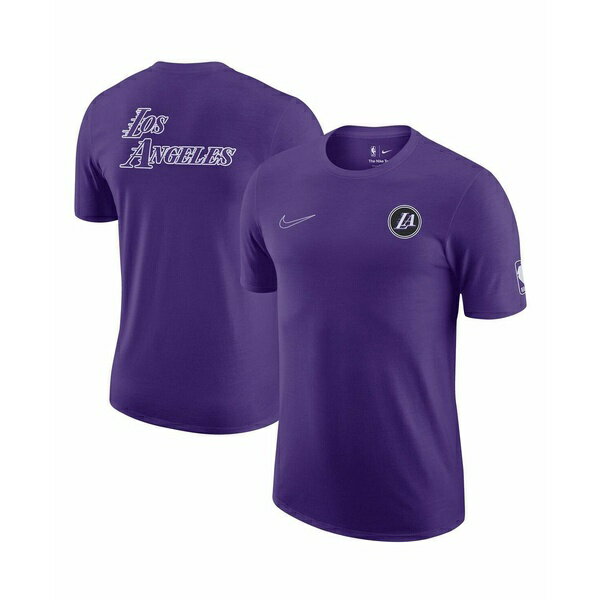 ナイキ レディース Tシャツ トップス Men 039 s Purple Los Angeles Lakers 2022/23 City Edition Courtside Max90 Backer T-shirt Purple