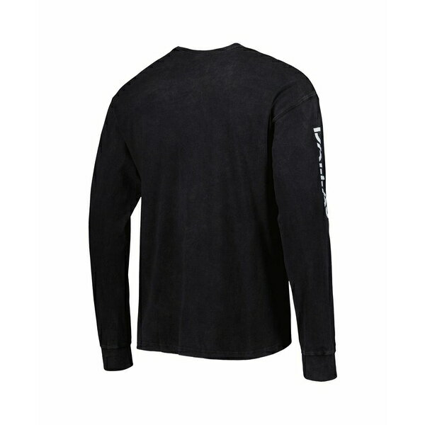 ジョーダン レディース Tシャツ トップス Men 039 s Black Dallas Mavericks Courtside Max 90 Vintage-Like Wash Statement Edition Long Sleeve T-shirt Black