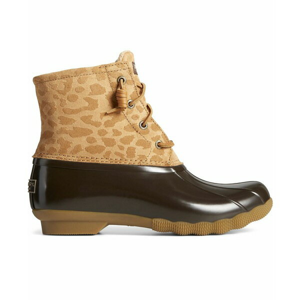 スペリー レディース ブーツ シューズ Women's Saltwater Waterproof Duck Boots, Created for Macy's Tan