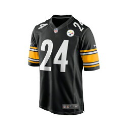 ナイキ レディース Tシャツ トップス Men's Joey Porter Jr. Black Pittsburgh Steelers 2023 NFL Draft Pick Game Jersey Black