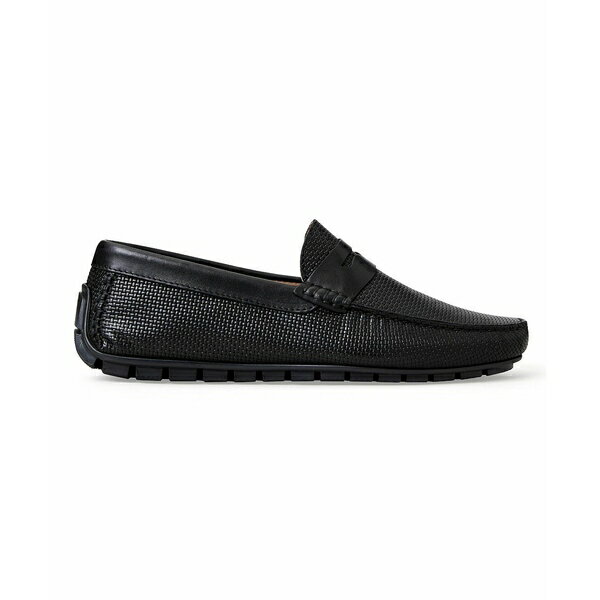 ブルーノマグリ メンズ スリッポン ローファー シューズ Men 039 s Xane Slip On Driving Moccasin Shoes Black Woven