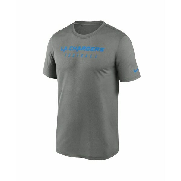 ナイキ レディース Tシャツ トップス Men's Heather Gray Los Angeles Chargers Sideline Legend Performance T-shirt Heather Gray