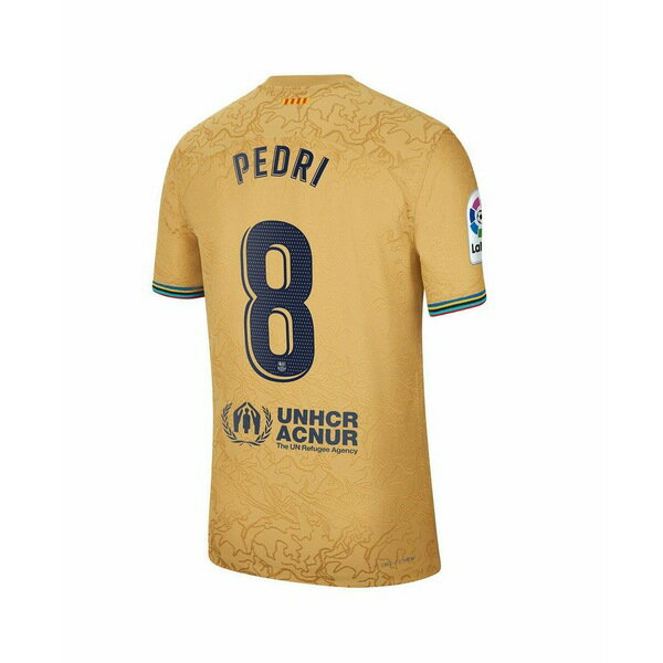ナイキ レディース Tシャツ トップス Men 039 s Pedri Gold Barcelona 2022/23 Away Authentic Player Jersey Gold