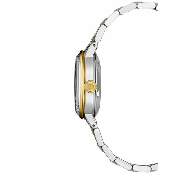 セイコー レディース 腕時計 アクセサリー Women's Automatic Presage Diamond (1/10 ct. t.w.) Two-Tone Stainless Steel Bracelet Watch 30mm Champagne