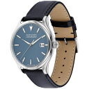 モバド モバド レディース 腕時計 アクセサリー Men's Swiss Calendoplan Blue Leather Strap Watch 40mm Blue