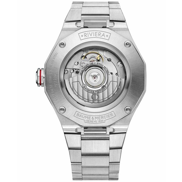 ボーム＆メルシエ レディース 腕時計 アクセサリー Men's Swiss Automatic Riviera Stainless Steel Bracelet Watch 42mm Silver