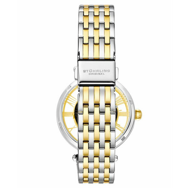 楽天astyスターリング レディース 腕時計 アクセサリー Women's Automatic Gold-Tone and Silver-Tone Stainless Steel Link Bracelet Watch 38mm Yellow