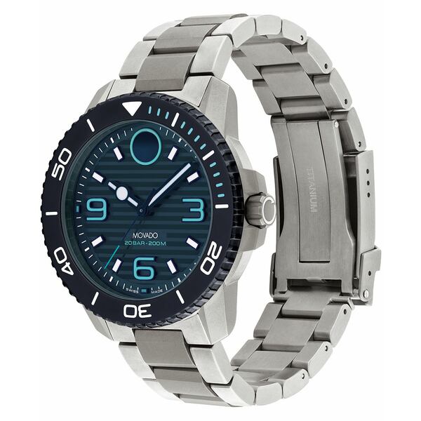 モバド モバド レディース 腕時計 アクセサリー Men's Bold Titanium Sport Swiss Quartz Titanium Watch 45mm Gray