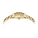 ヴェルサーチ レディース 腕時計 アクセサリー Men's Swiss Greca Time Gold Ion Plated Stainless Steel Bracelet Watch 41mm Ip Yellow Gold