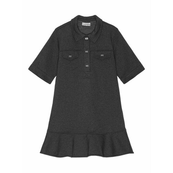 ■トップスサイズ 単位(cm) USサイズ｜身幅(cm) 【0-2】XS(5-7号)｜38.5 【2-4】S(9号)｜41 【4-6】M(11-13号)｜44 【8-10】L(15-17号)｜47 【12】XL(19号)｜50 ■ブランド GANNI (ガニー)■商品名 Short-sleeved ruffled mini day dress■こちらの商品は米国・ヨーロッパからお取り寄せ商品となりますので、 お届けまで10日〜2週間前後お時間頂いております。 ■各ブランド・商品・デザインによって大きな差異がある場合がございます。 ■あくまで平均的なサイズ表ですので、「参考」としてご利用ください。 ■店内全品【送料無料】です！（※沖縄・離島は別途送料3,300円がかかります）