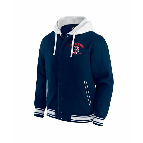ファナティクス メンズ ジャケット＆ブルゾン アウター Darius Rucker Collection by Men's Navy Boston Red Sox Full-Snap Hooded Jacket Navy