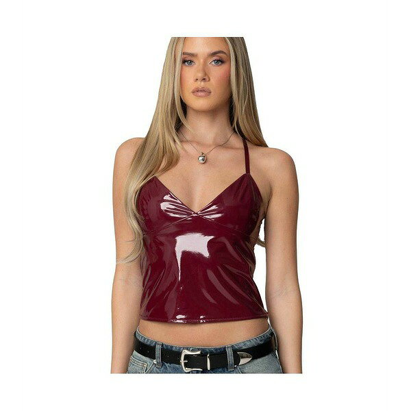 draw drawers キャミソールトップス　バーガンディ draw drawers wool 2way tops (Burgundy)の通販 by used/vintage