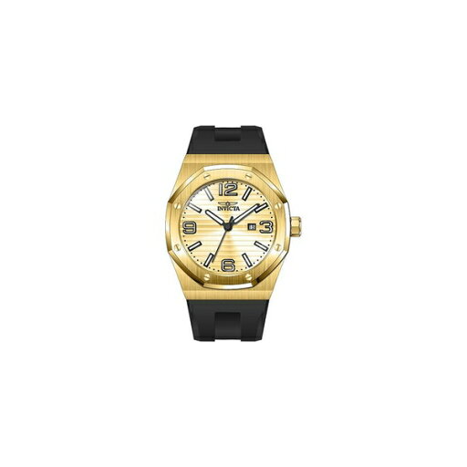 インビクタ メンズ 腕時計 アクセサリー Men's 45775 Huracan Quartz 3 Hand Gold Dial Watch Black インビクタ メンズ 腕時計 アクセサリー Men's 45775 Huracan Quartz 3 Hand Gold Dial Watch Black
