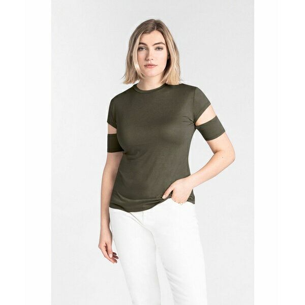 マルセラ レディース カットソー トップス Plus Size Esme Top Military green