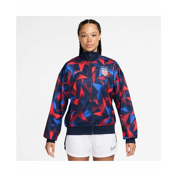 ナイキ レディース ジャケット＆ブルゾン アウター Women'sNavy USWNT 2025 Academy Pro Anthem Performance Full-Zip Jacket Navy