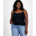 オン サーティフォース レディース カットソー トップス Trendy Plus Size Striped Camisole Tank Top, Macy's ...