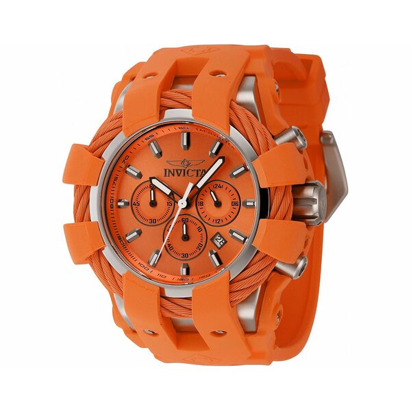 ӥ  ӻ ꡼ Men's 45167 Bolt Quartz Chronograph Orange Dial W...