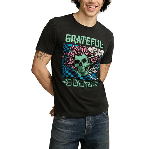 ラッキーブランド メンズ シャツ トップス Men's Grateful Dead Neon T-Shirt Moonless night ラッキーブランド メンズ シャツ トップス Men's Grateful Dead Neon T-Shirt Moonless night