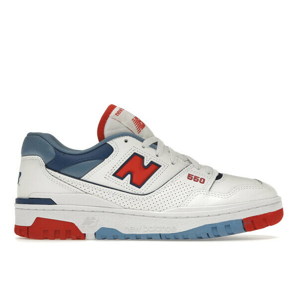 New Balance ニューバランス メンズ スニーカー 【New Balance 550】 サイズ US_5.5(23.5cm) White True Red Atlantic Blue