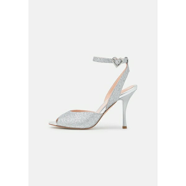 ブルーガール レディース サンダル シューズ CUORE - High heeled sandals - silver