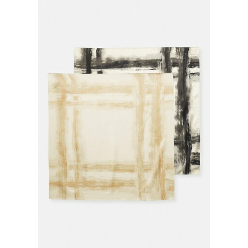 ジン レディース マフラー・ストール・スカーフ アクセサリー 2 PACK - Foulard - beige/black ジン レディース マフラー・ストール・スカーフ アクセサリー 2 PACK - Foulard - beige/black