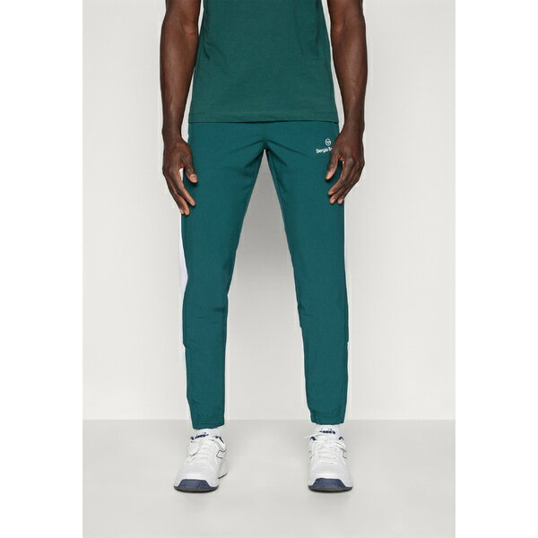 セルジオ・タッキーニ メンズ カジュアルパンツ ボトムス GIARDINO PANTS - Tracksuit bottoms - sea moss/white