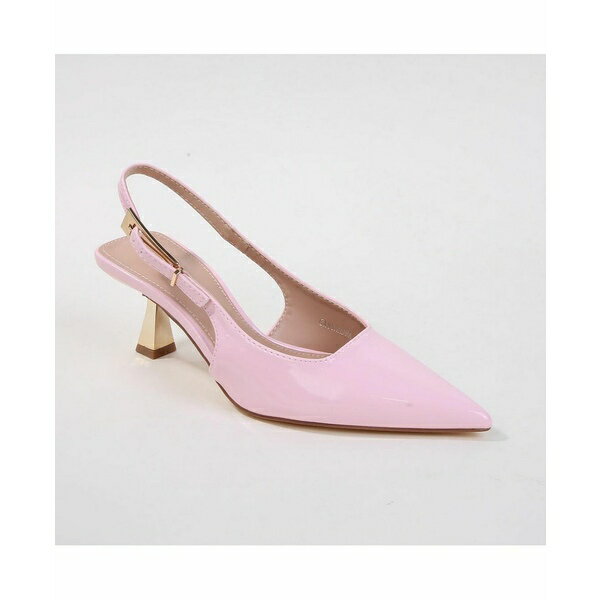 バーネス レディース ヒール シューズ Cassandra Slingback Kitten Heels Pink