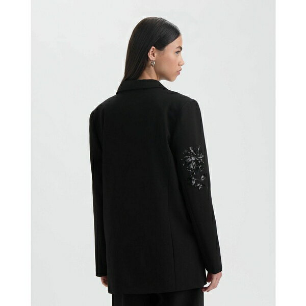 エヌブイエルティー レディース ジャケット＆ブルゾン アウター Women's Sequin Blazer Black