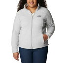 コロンビア レディース ジャケット&ブルゾン アウター Plus Size Benton Springs Fleece Long Sleeve Jacket Cirrus Grey Heather(4)