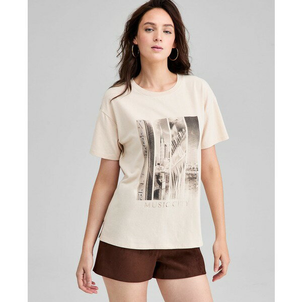 アンド ナウ ディス レディース カットソー トップス Women's Nashville Graphic-Print T-Shirt, Macy'..