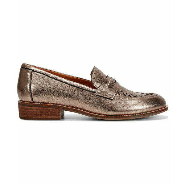 アース レディース スリッポン・ローファー シューズ Women's Edith Woven Slip-On Loafers Rose Gold Leather 2
