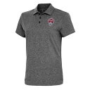 アンティグア レディース ポロシャツ トップス Colorado Rapids Antigua Women's Motivated Polo Heather Black