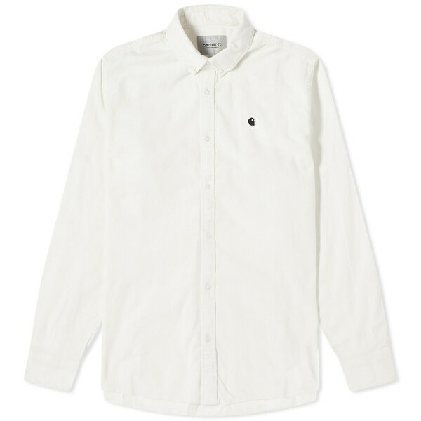 J[n[g Y Vc gbvX Carhartt WIP Madison Fine Cord Shirt Black