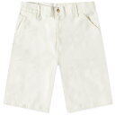 カーハート メンズ カジュアルパンツ ボトムス Carhartt WIP Single Knee Short White