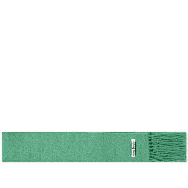  ȥǥ  ޥե顼ȡ롦 ꡼ Acne Studios Vesuvio Solid Scarf Green