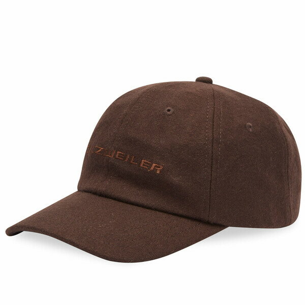 ホルツワイラー レディース 帽子 アクセサリー Holzweiler Sonnet Cracked Logo Cap Brown