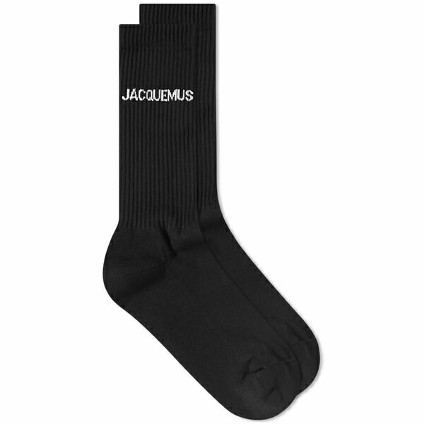 WNGX Y C A_[EFA Jacquemus Logo Socks Black