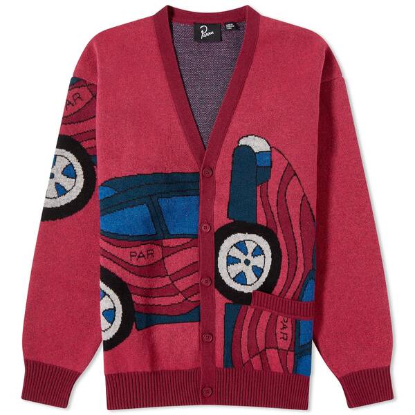 Хѡ  ǥ  By Parra No Parking Knit Cardigan Red