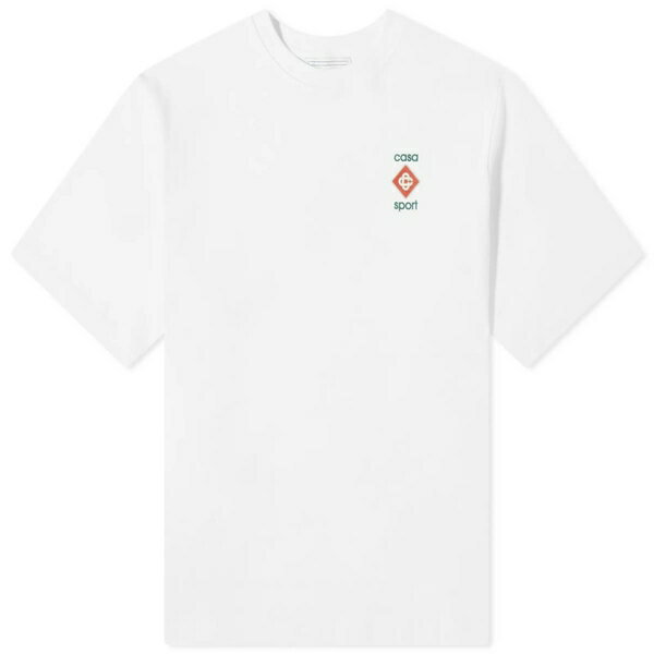 ֥  T ȥåץ Casablanca Casa Sport Small Logo T-Shirt White