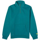 カーハート ジップアップパーカー メンズ カーハート メンズ パーカー・スウェットシャツ アウター Carhartt WIP Chase Neck Zip Crew Sweat Green