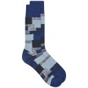 Amj}X CY Y C A_[EFA Anonymous Ism Patchwork Crew Sock Blue