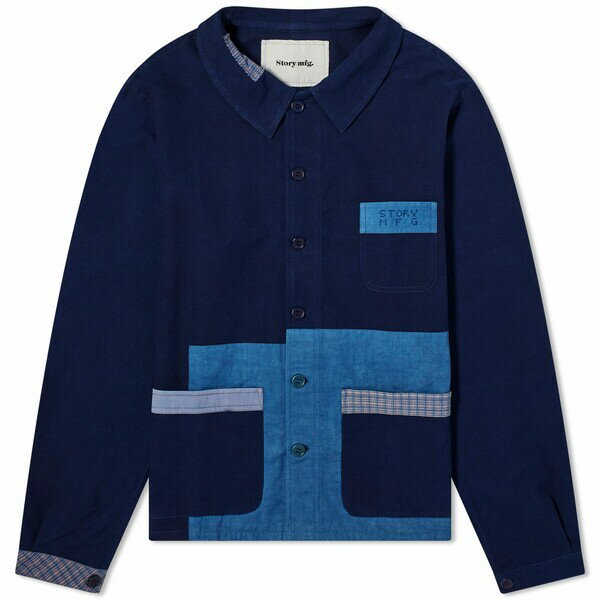 ストーリーエムエフジー メンズ ジャケット＆ブルゾン アウター Story mfg. French Jacket Blue