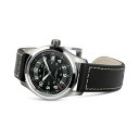 ハミルトン カーキ 腕時計（レディース） ハミルトン レディース 腕時計 アクセサリー Men's Swiss Automatic Khaki Field Black Leather Strap Watch 38mm No Color